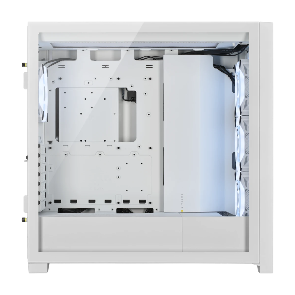 CORSAIR iCUE 5000X RGB QL Edition Mid Tower ATX Case - White