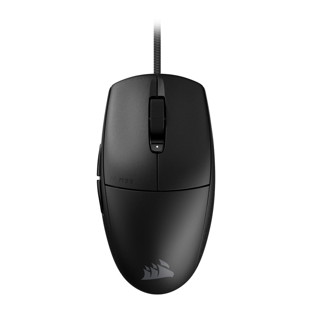 CORSAIR M55 Lightweight Wired Gaming Mouse (AP) - Black