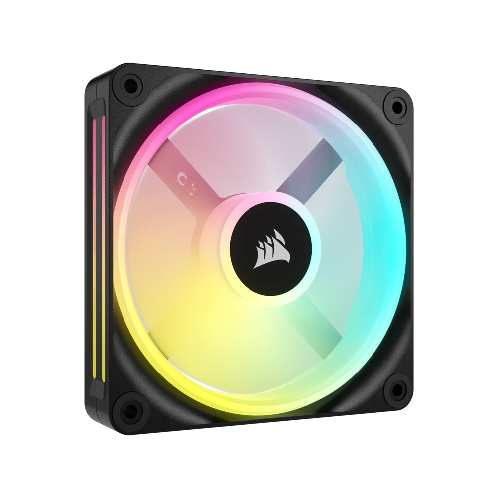 CORSAIR iCUE LINK QX120 RGB 120mm PWM Case Fan Expansion Kit - Black