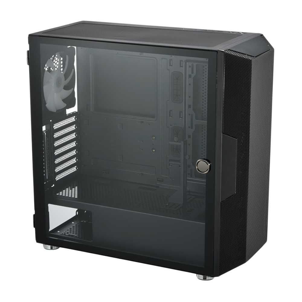 FSP CUT592 4 RGB Fans ATX Case - Black