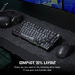CORSAIR K65 PLUS WIRELESS 75% RGB Mechanical Gaming Keyboard - Black