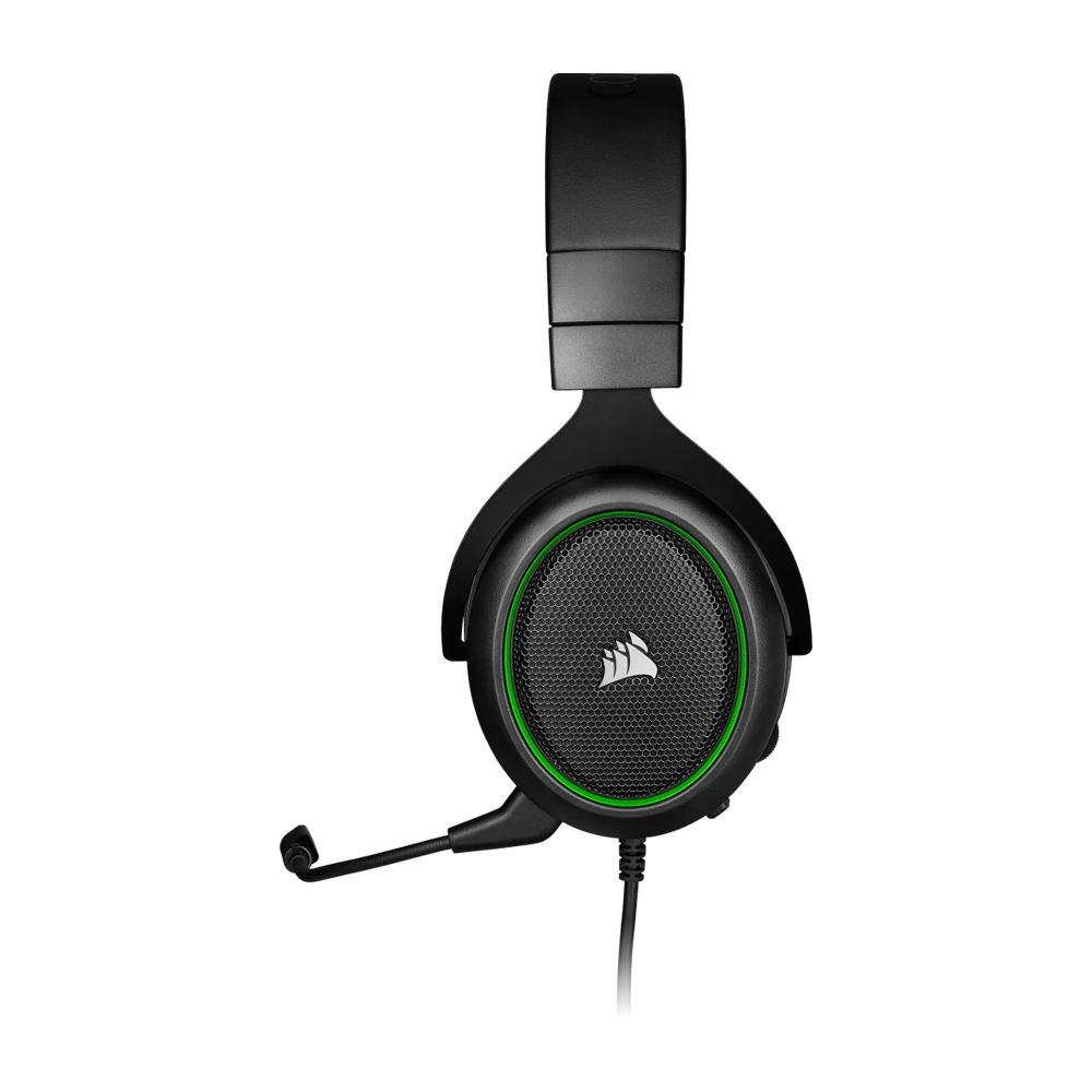 CORSAIR HS50 PRO STEREO Wired Gaming Headset - Green (EU)