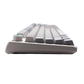 DUCKY ONE 3 TKL PBT HOT SWAP Blue Switch Cherry RGB Wired Mechanical Gaming Keyboard Arabic - Mist Grey