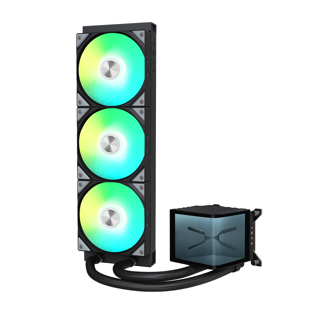 TRYX Panorama ARGB 360mm Liquid Cooler - Black