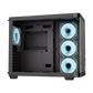 AEROCOOL P500C ARGB Fan x 4 Mid Tower Case - Black