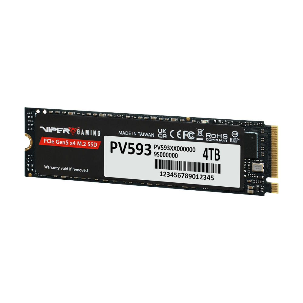 PATRIOT VIPER PV593 M.2 2280 PCIe GEN5X4 NVMe SSD (R:14,000 MB/s W:13,000 MB/s) - 4TB