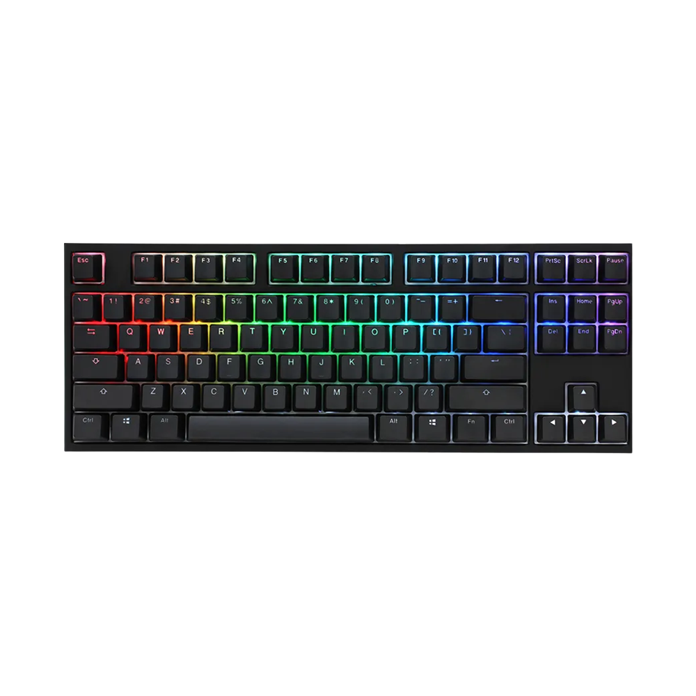 DUCKY ONE 2 TKL RGB Cherry MX Silent Red Switch Keyboard