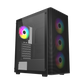FSP M220 With 4 ARGB Fans Mid Tower Case - Black