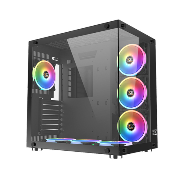 Xigmatek Aquarius Plus Tempered Glass Mid Tower Case Arctic